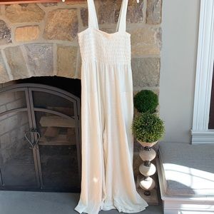 Cream color jumpsuit